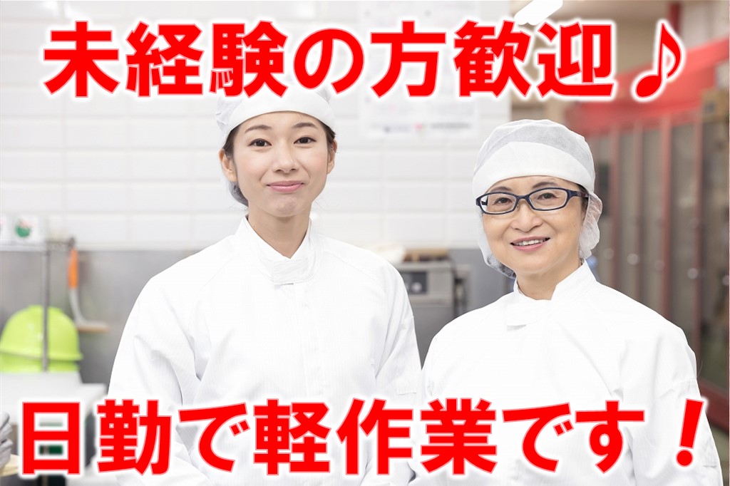 日本コンピューターシステム株式会社/大手食品製造工場での軽作業/人気の日勤/求人番号10634